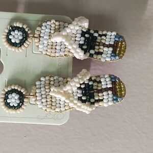 Beaded Sandal Earrings